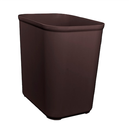 Hapco-Elmar R4270WAL-Fire Retardant 28 Qt. UL Approved Wastebasket, Walnut, PK 6 R4270WAL